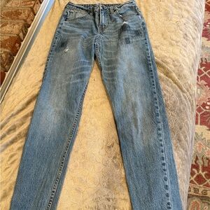 Abercrombie women’s size 24 waist by 28 length distressed jeans